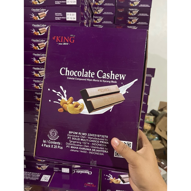 

coklat cashew isi 80 batang
