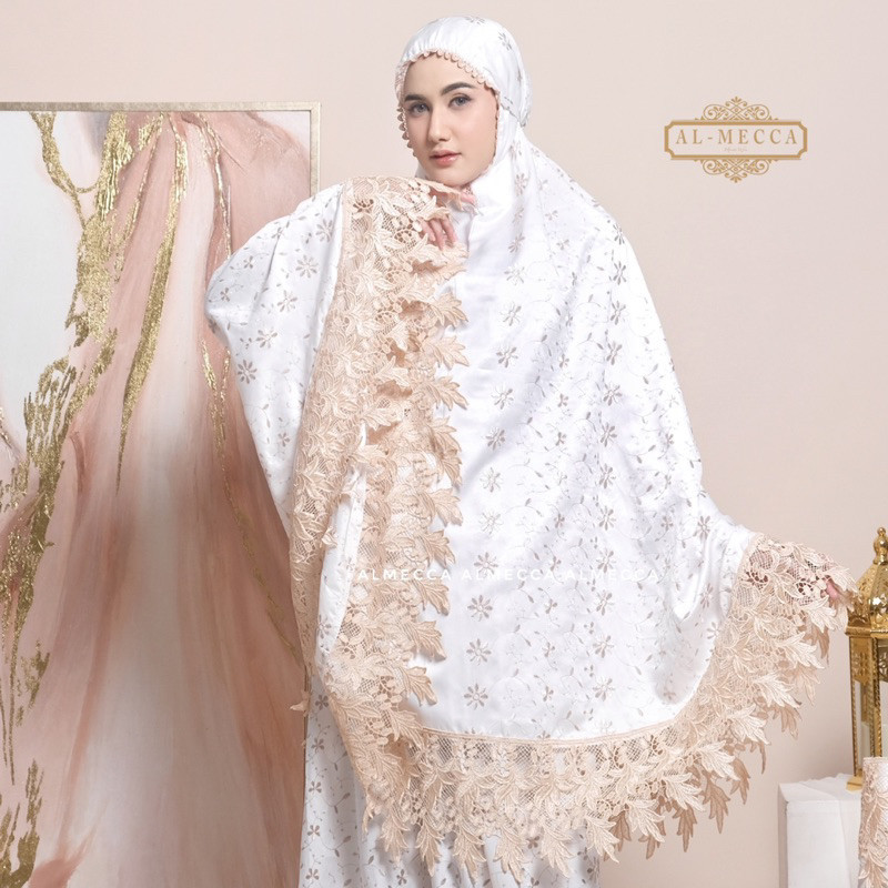 [NEW]  ALMECCA - Mukena Dewasa Daily Al-Mecca Sutra Millo Traveling Mewah