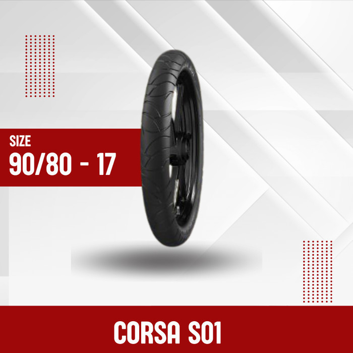 KAWKAWSPEEDSHOP Ban Motor Corsa S01 90/80 R17 - Ban Motor tubles
