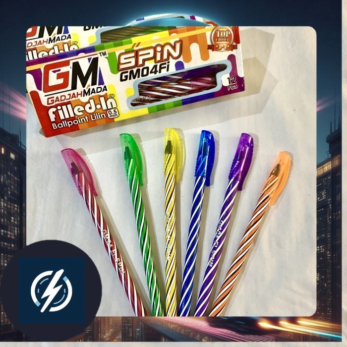 

Pulpen Lilin Pena Tinta Hitam colorful penuh warna ujung pen 0.5mm bollpoint murah bolpoin serbaguna bolpoint garis warna bolpen murah