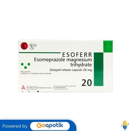 Esoferr 20 Mg Box 30 Kapsul