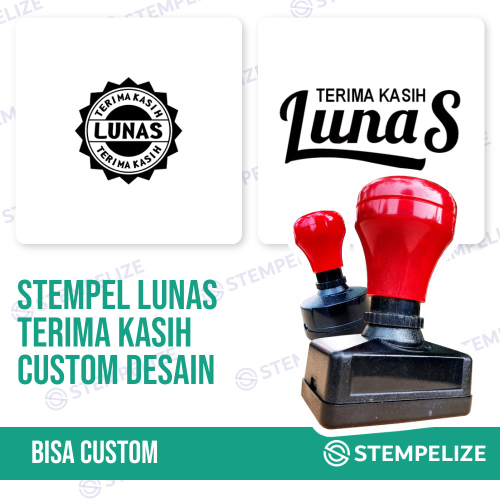

Stempel Lunas Terima Kasih Custom Desain