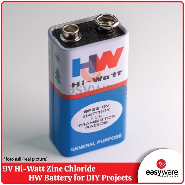 DC99 BATTERY 9V FOR ARDUINO RASPBERRY HW BATERAI 9V HW