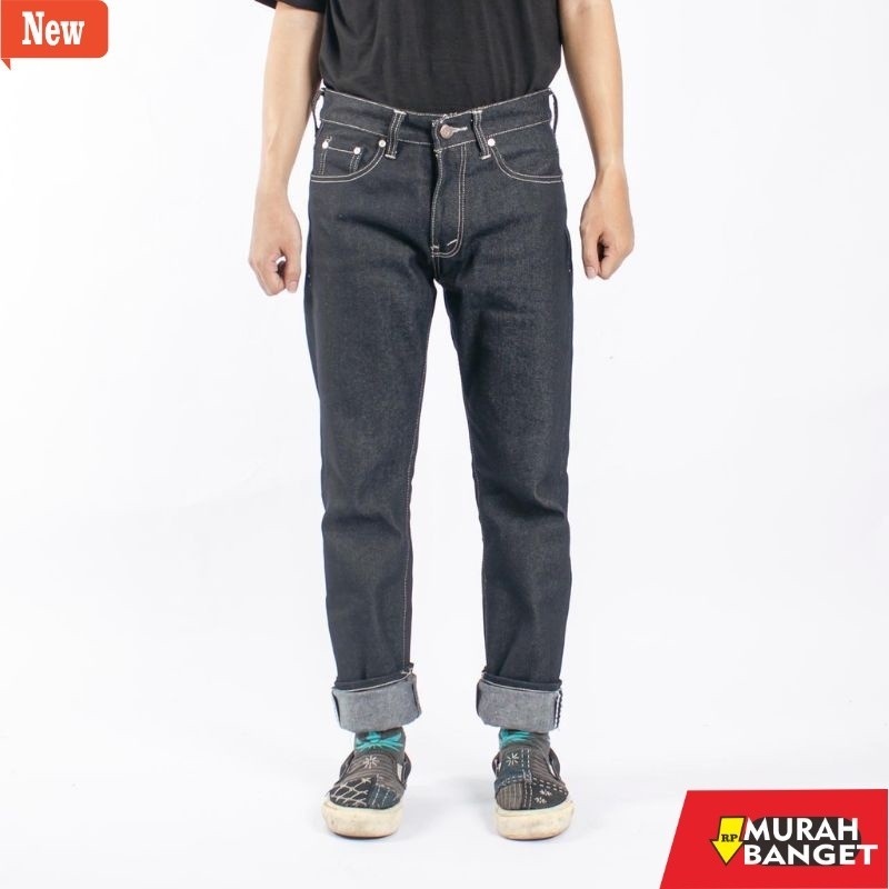 Denim Panjang Pria Celana Jeans Denim Selvedge Pria 14 oz Original JACK LABEL