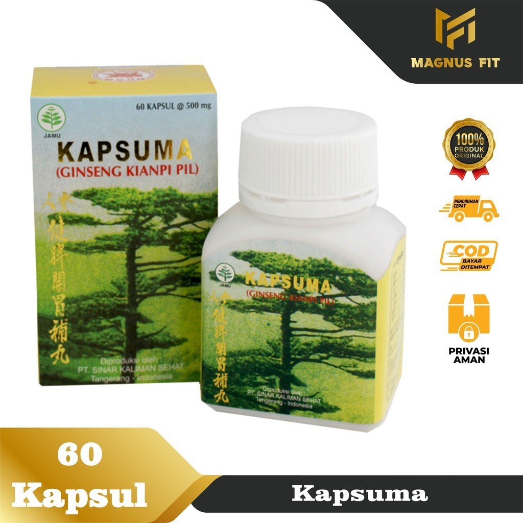 Kianpi Obat Penggemuk Kapsuma  Ginseng Kian pi Cina  Penggemuk badan dewasa - Penambah Nafsu Makan a
