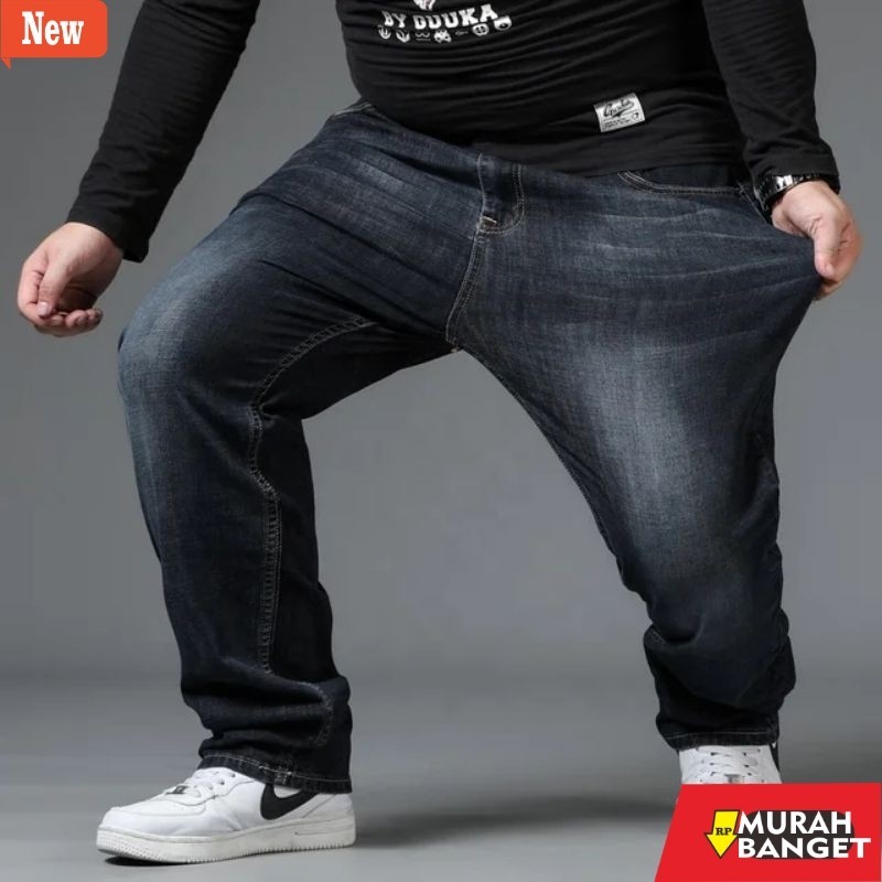 Denim Pria Jumbo Celana Jeans Pria Jumbo Big Size Melar