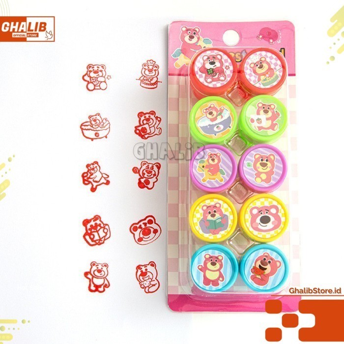 

STEMPEL CAP STAMP SET ANAK SANRIO KUROMI CINNAMOROL - LOTSO