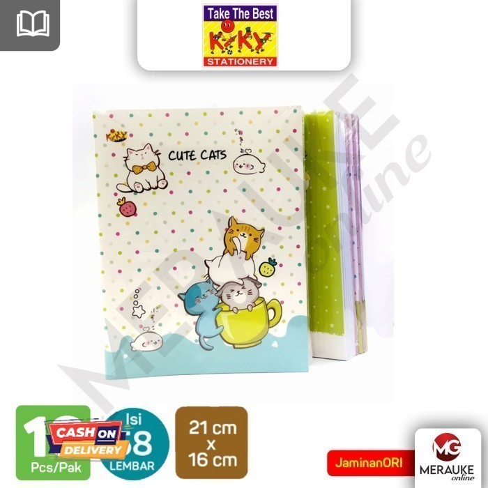 

✨LARIS✨ -Buku Tulis Kiky 58 Lembar