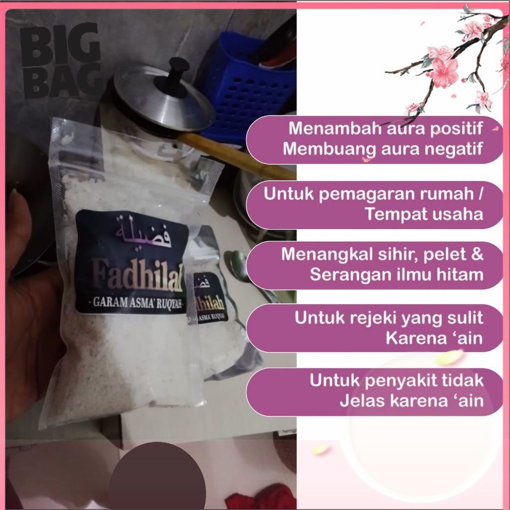 

Wasilah Garam Ruqyah Fadhilah 300 untuk Netralisir Energi Negatif & Sihir