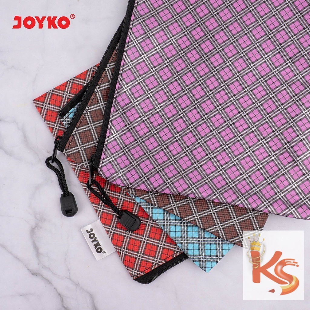 

(KS) Document Bag Tas Dokumen Bahan Kain Printing Wajik Metalic Joyko DCB-40