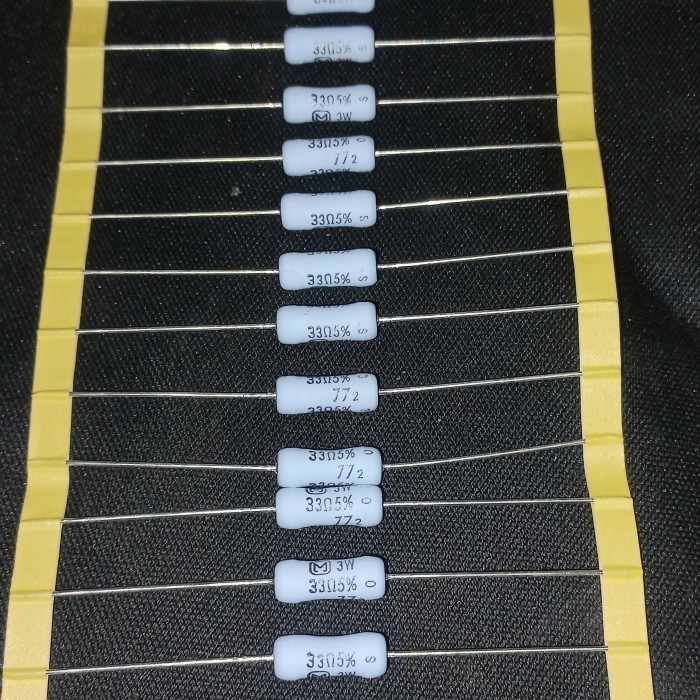 resistor 33R 3W panasonic original japan 33ohm 33 R ohm 3 watt 3watt w F