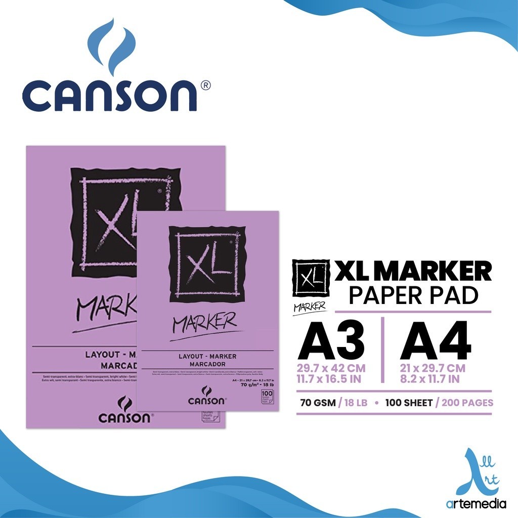 

Canson XL Marker Paper Pad Sketchbook Buku Sketsa Gambar