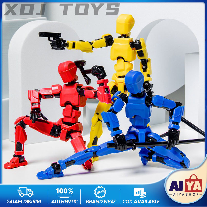 Titan Dummy 13 Articulated action figure, dygo filament, uk Basic 100%, 150% dan 200%