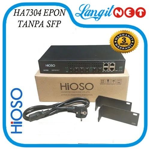 HIOSO EPON OLT HA7304 TANPA SFP