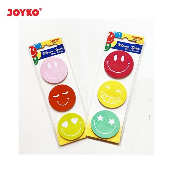 

Joyko MMS-14 Memo Stick 1 Pcs / Pembatas Buku Emoticon / Sticky Notes
