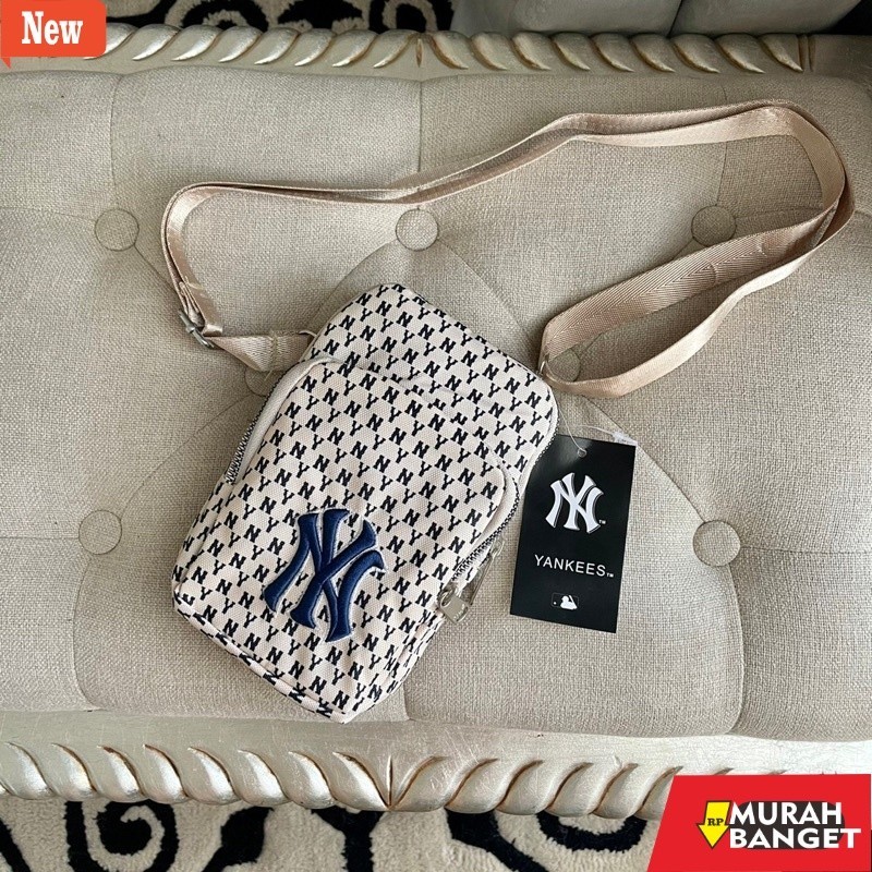 tas selempang wanita shopee haul MLB NY MONOGRAM POCKET BAG / SHOULDER BAG / SLING BAG / TAS MLB
