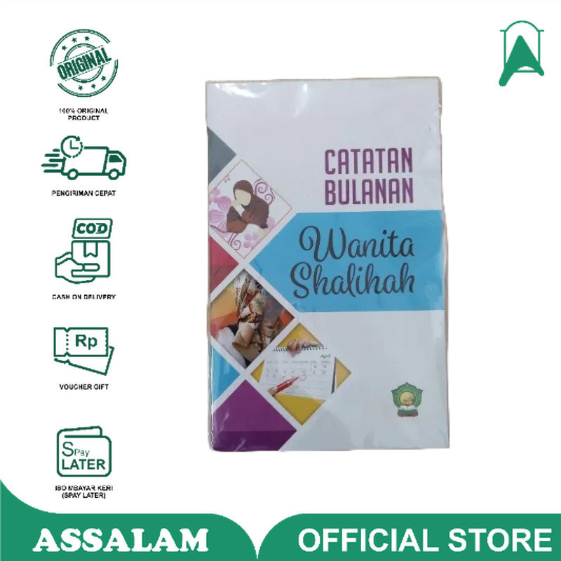 Buku/ Kitab Catatan haid Bulanan Wanita Sholihah