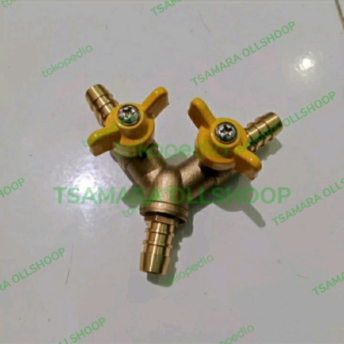 kran cabang ball valve selang gas