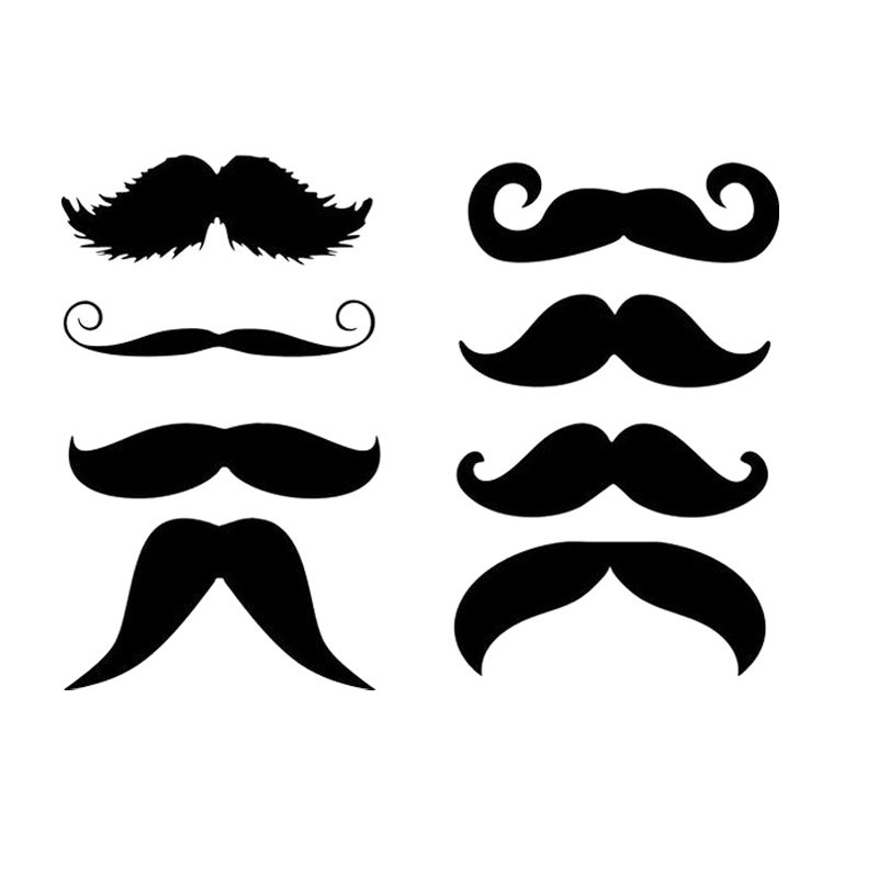 

8pcs Mustache scrapbooking new arrival 2021 metal stencils for cutting Dies scrapbooking layering stencils