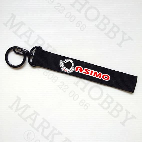 Honda Asimo Gantugan Kunci Motor Mobil Custom keychain aesthetic Logo otomotif Branded landyard tali