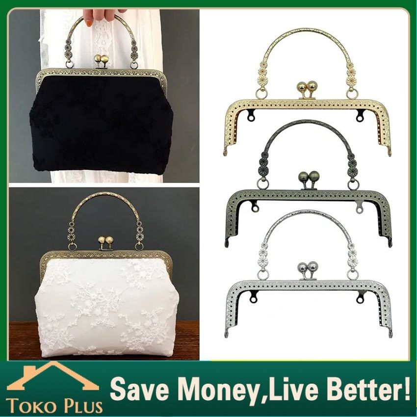 Hot Sale Behel Tas 20Cm Elegan / Frame Behel Tas Rajut Lebar 20Cm Behel Tas Rajut Pesta Aksesories /