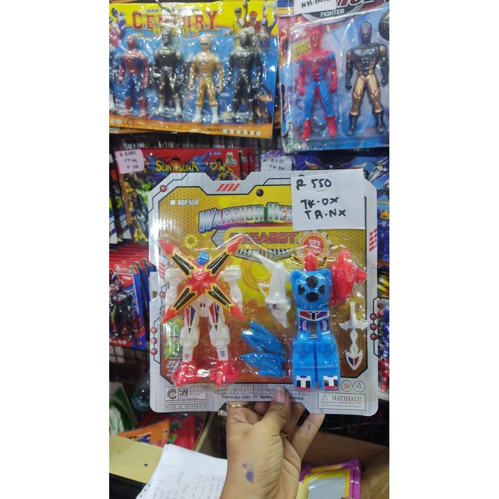 MAINAN ANAK ROBOT WARRIOR HERO RANGERS MEGABOT