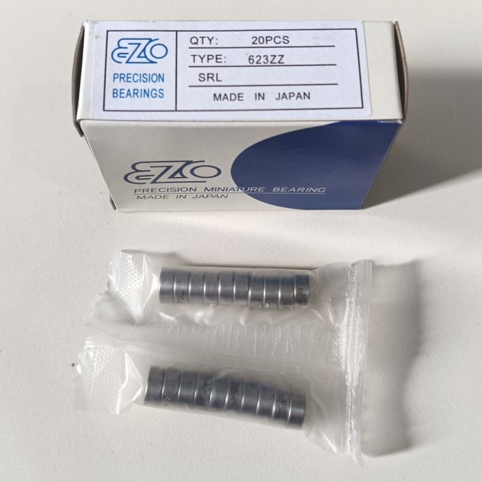 Bearing 623ZZ EZO Japan Tutup Besi 623 ZZ