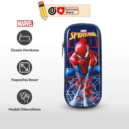 

Ace Marvel Tempat Pensil 3D Hardcase Spiderman Tempat Pensil Pulpen Pencil Case Tempat Alat Tulis Peralatan Tulis Kids School Stationery