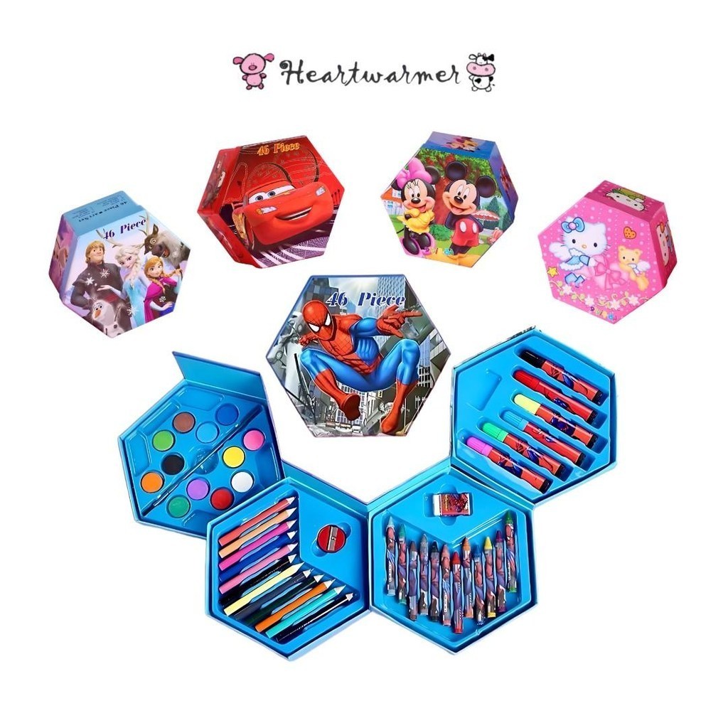 

Crayon Set Box Segi 6 Komplit Karakter Cute