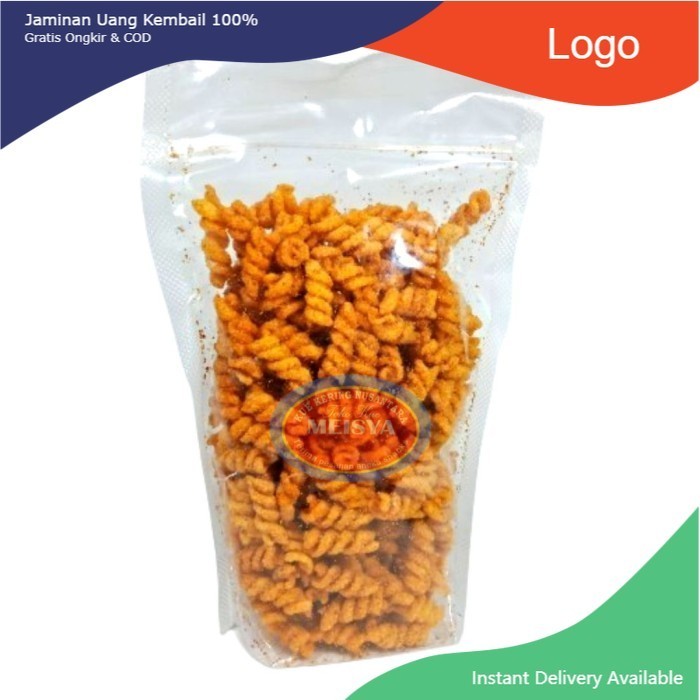 

MAKARONI SPIRAL PEDAS DAN ASIN KEMASAN MURAH POUCH EKONOMIS - Pedas, pouch-130gr