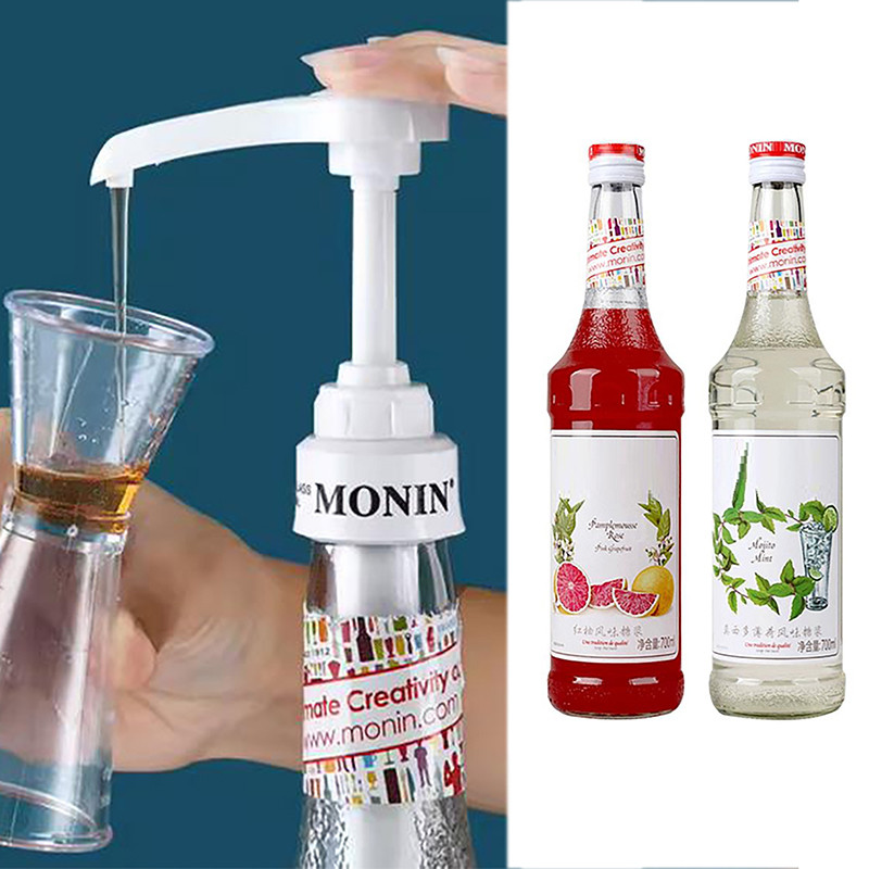 Quantitative Pressure Head Syrup, Fruit Pulp Pump Head, Juice Pressure Nozzle Fruit Syrup Dispenser 