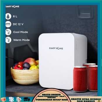 TQK - TaffHOME Kulkas Mini Mobil 2in1 Cooler Warmer 8L Original Murah Anak Kost Portable - KS-8L