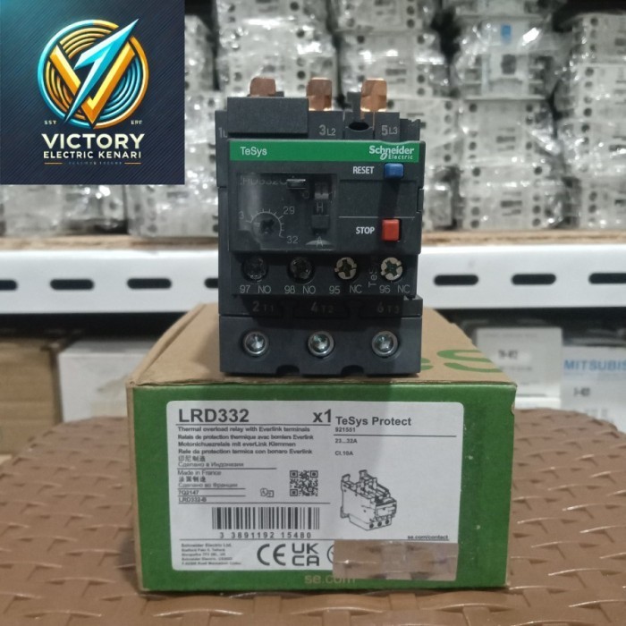SCHNEIDER LC1D THERMAL OVERLOAD RELAY LRD332 23-32 A LC1D40A, LC1D50A, LC1D65A