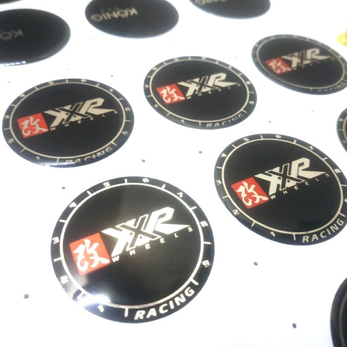 STICKER EMBLEM DOP VELG XXR WHELL