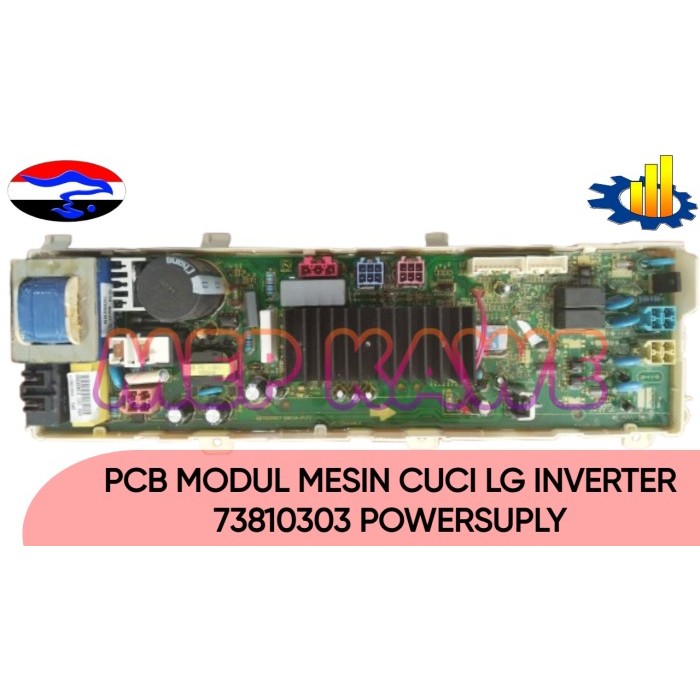 PCB MODUL MESIN CUCI LG INVERTER 73810303 POWERSUPLY