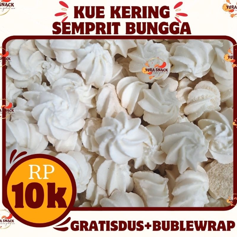 

Kue Sagu Mini Kiloan 250 grKue kering Sagu Mirasa Semprit