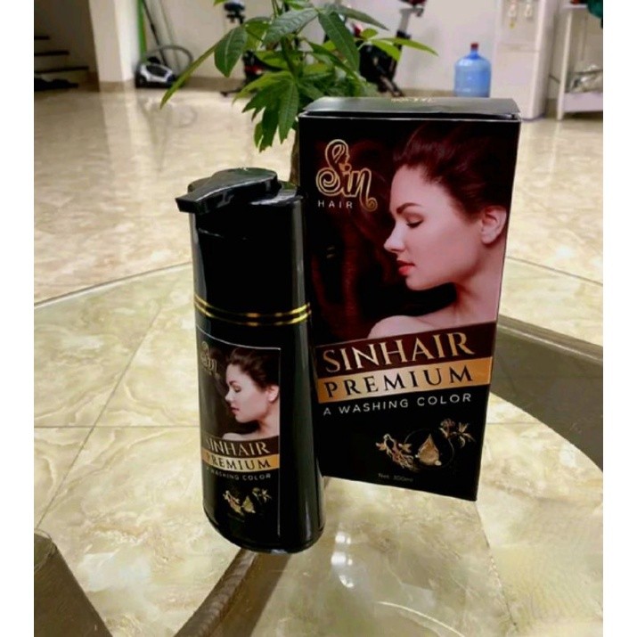 Sin Hair Shampoo, SinHair Pewarna Rambut Berkualitas Beruban No.1 Original Made in Japan