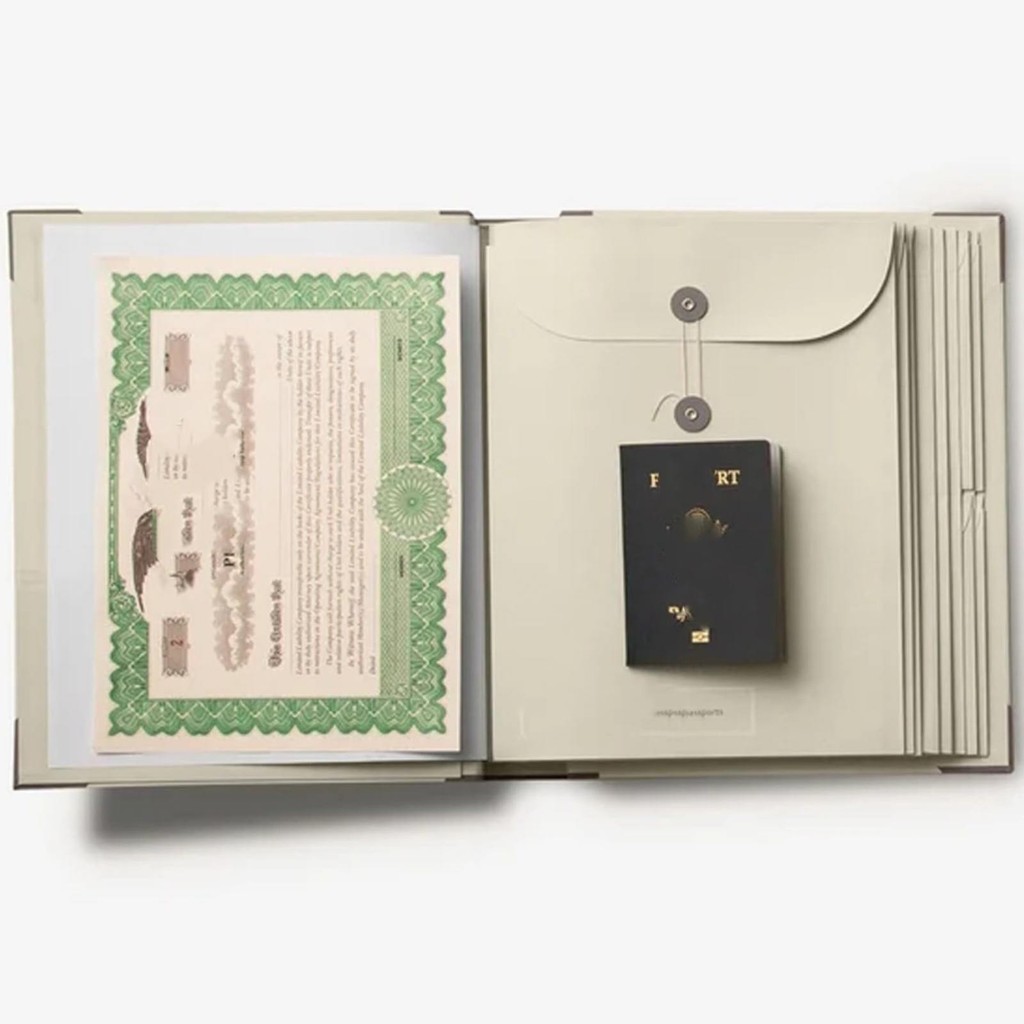 

1/2pcs Manila Rope Folder Pocket Large Capacity Document Organizer Student Information Archives School Office Household Supplies