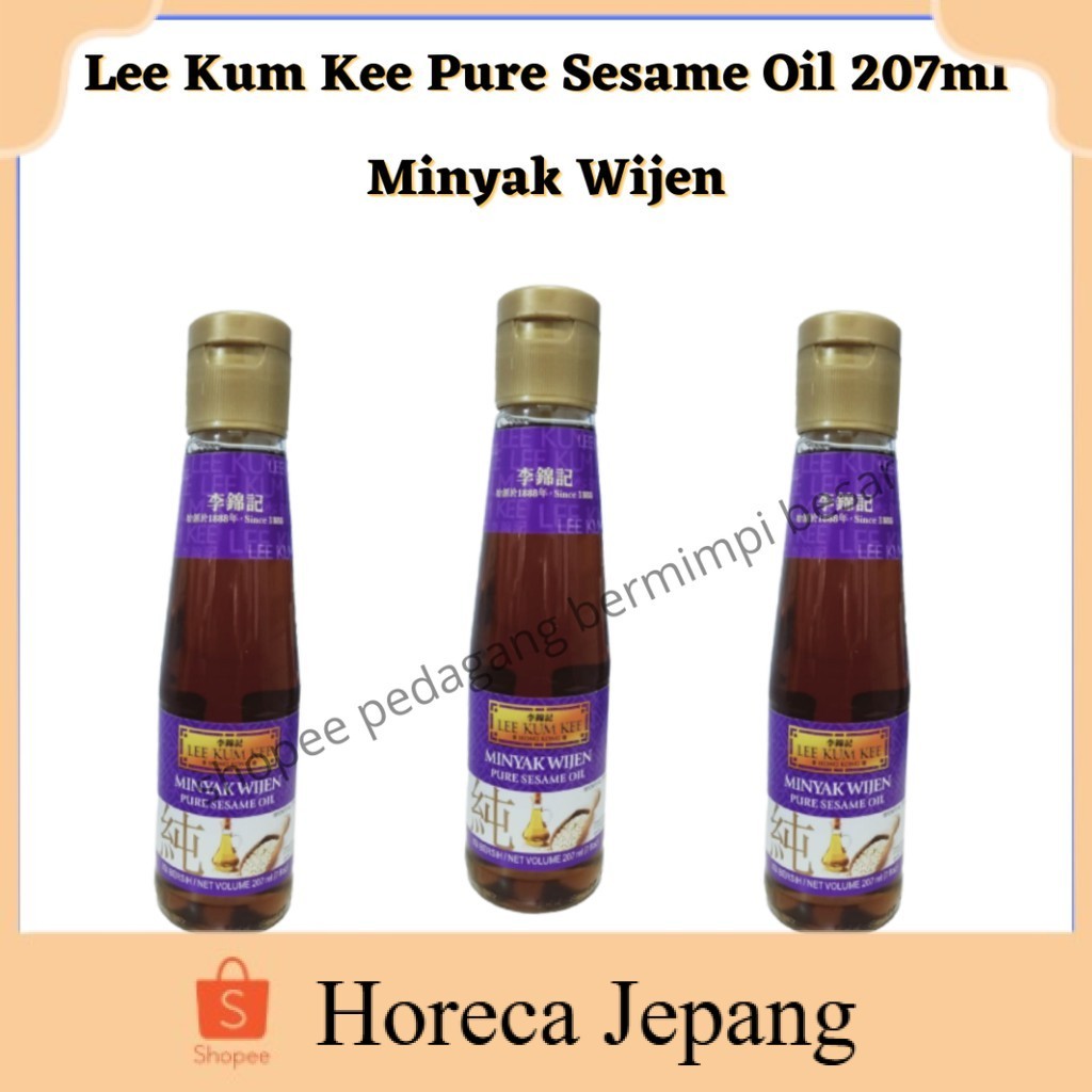 

Lee Kum Kee Pure Sesame Oil 207ml/ Minyak Wijen/ Sesame Oil 207ml