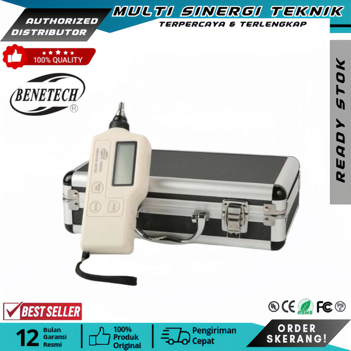 Benetech GM63A Vibration Meter ORIGINAL Gauge Vibrometer Tester