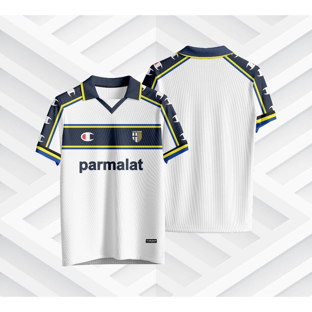 Jersey Parma 2002 / 2003 // Jersey Sepakbola // Jersey Olahraga // Rtro // Vintage // Casual // Parm