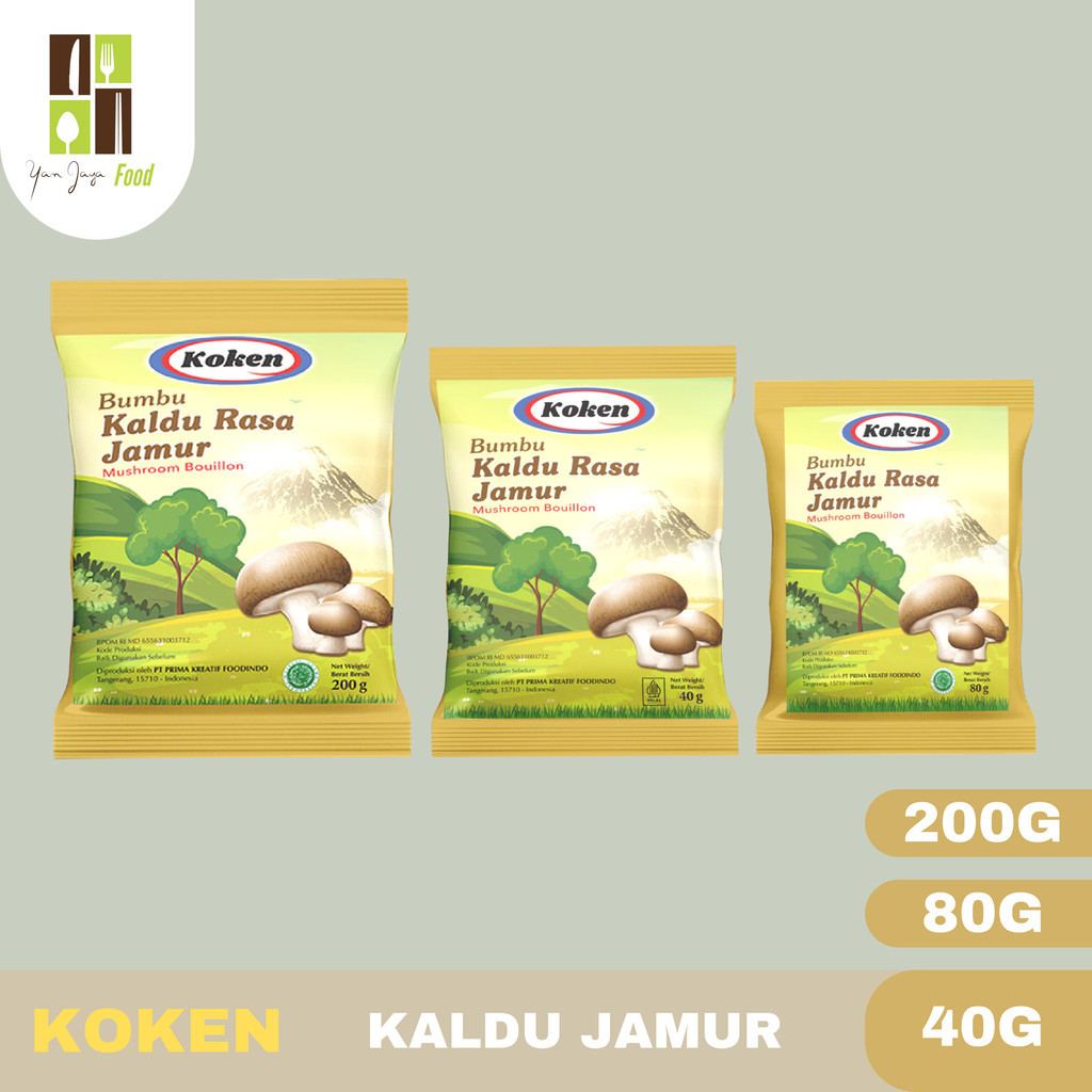 

Koken Bumbu Kaldu Jamur / Vegan Alami / Instan Ekstrak Umami / Bouillon / Bumbu Jamur 40g / 80g / 200g