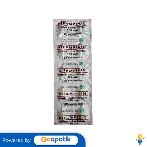 Rifampicin Bernofarm 450 Mg Strip 10 Kaplet