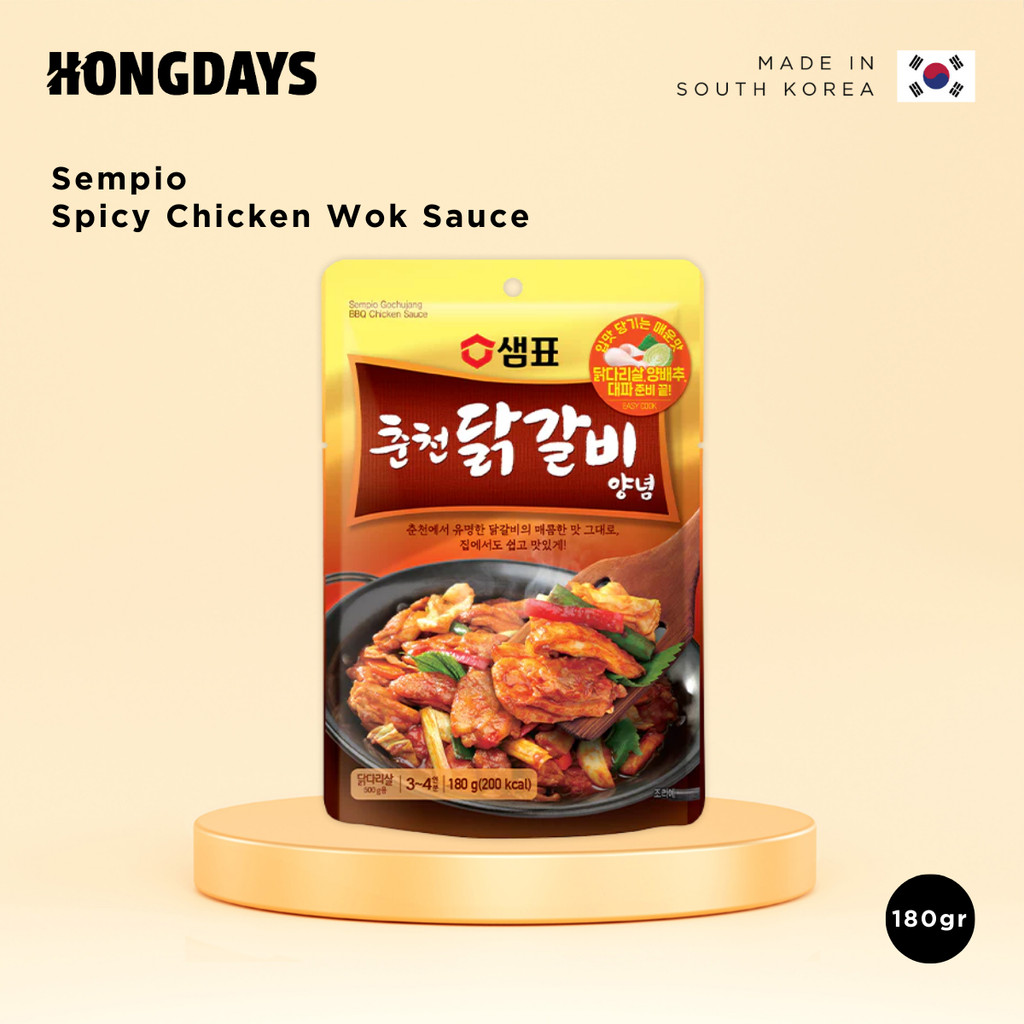 

Sempio Spicy Chicken Wok Sauce 180g - Saus Bumbu Untuk Ayam - HONGDAYS
