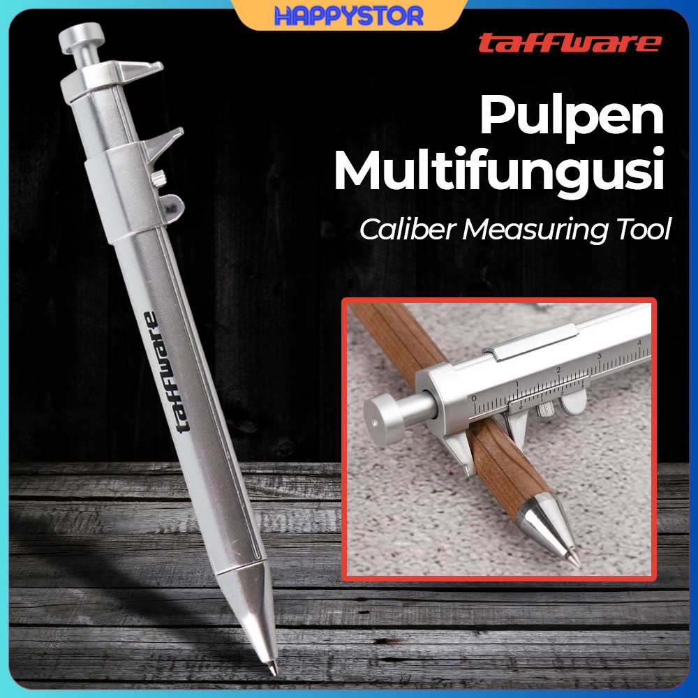 

Pena Pulpen Ballpoint Pen Caliber Measuring Tool Scale Ruler - B100