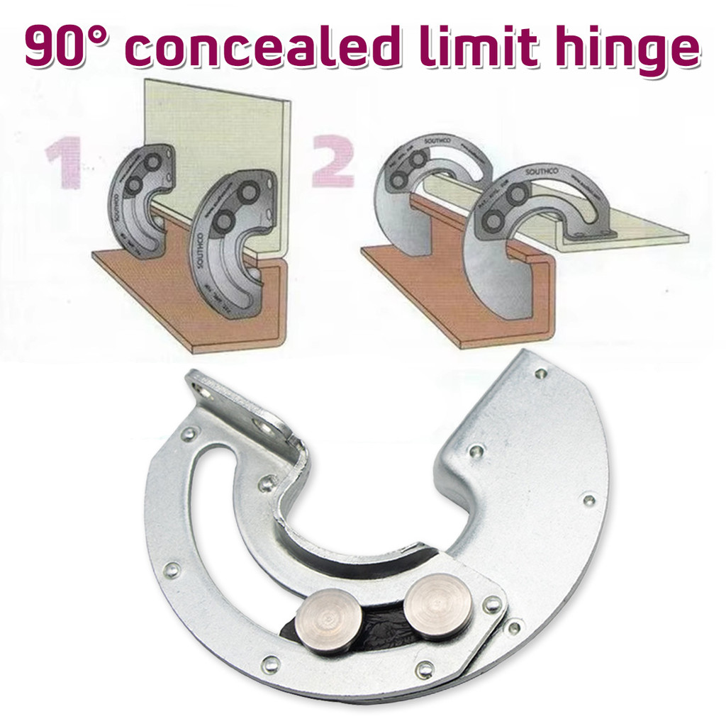 Engsel geser pintu / Engsel Melengkung / Kabinet Engsel Geser Tersembunyi 90 Derajat