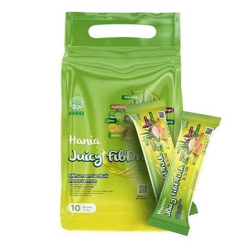

TERLARIS 7 HANIA JUICY FIBDRINK LEMON - HNI HPAI