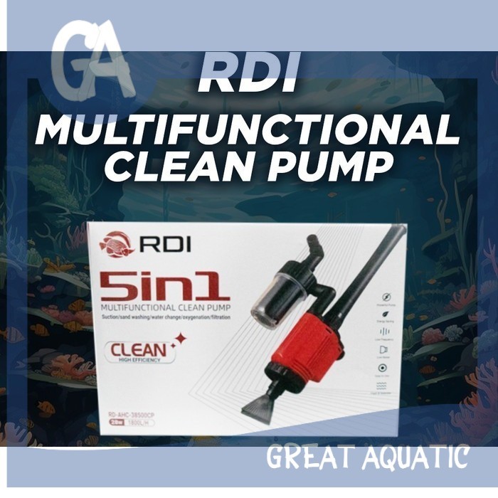 Cleaner Pump Otomatis RED DRAGON INDONESIA RDI MULTI FUNCTIONAL AUTOMATIC CLEANER PUMP AQUARIUM RDI 