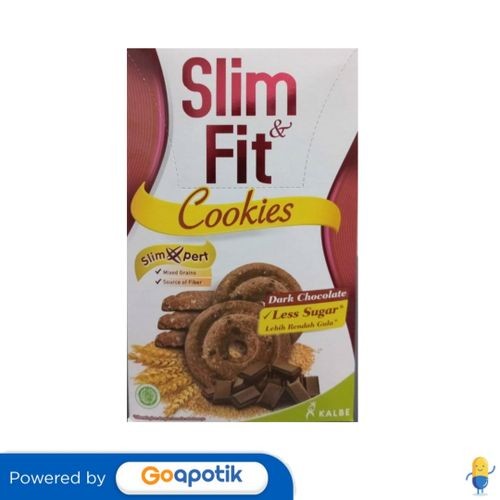 

Slim & Fit Cookies Dark Chocolate 22 Gram Box 10 Sachet