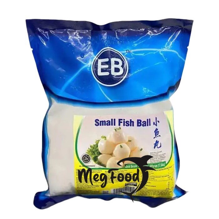

EB Small Fish Ball 500 Gram Halal Bakso Ikan Import Suki Steamboat